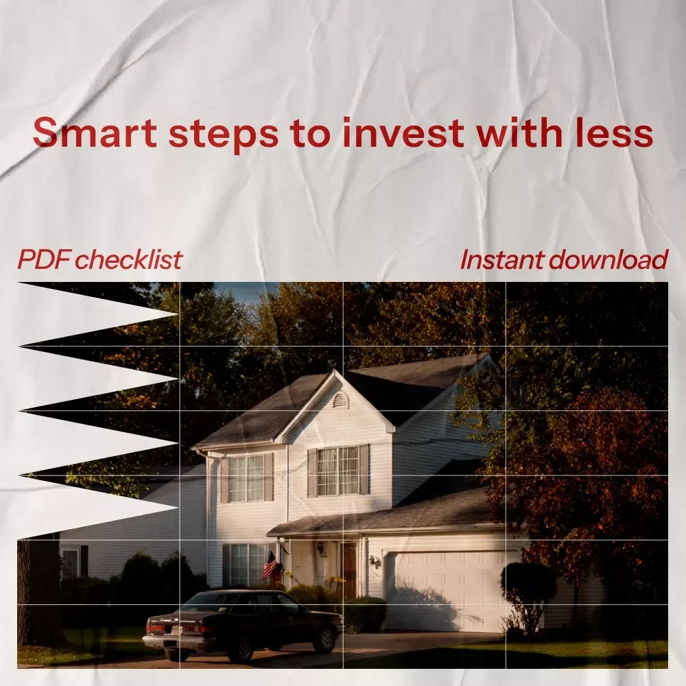 Little Money, Big Property Dreams Checklist – A Step-by-Step Guide on how to buy an investment property with little money down for First-Time Real Estate Investors
