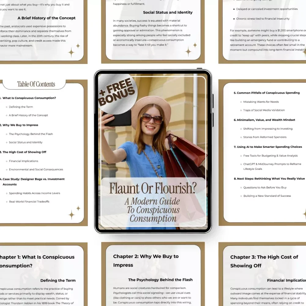 Flaunt or Flourish? A Modern Guide to Conspicuous Consumption | Smart Spending, Wealth Mindset, Minimalism & Financial Psychology eBook