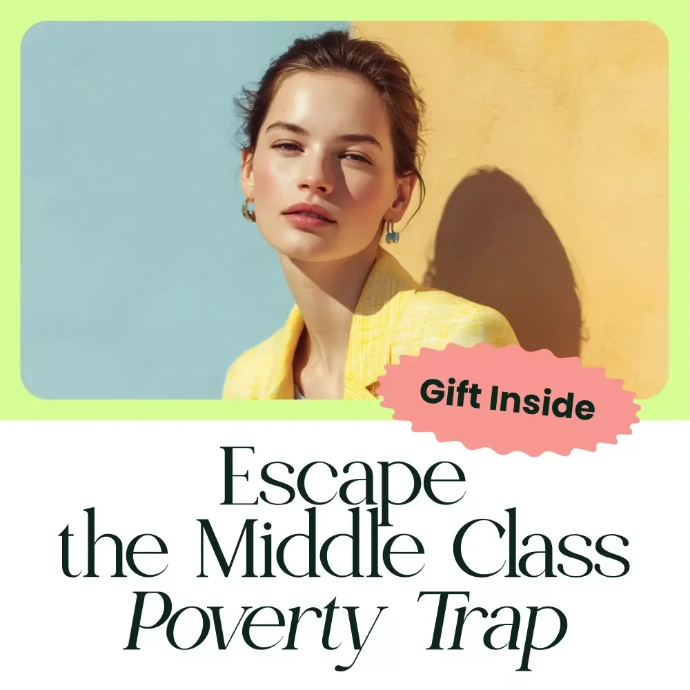 Escape the Middle Class Poverty Trap Checklist – Printable Financial Freedom Planner to Break the Middle Class Poverty Trap, Budgeting & Wealth Building Digital Download