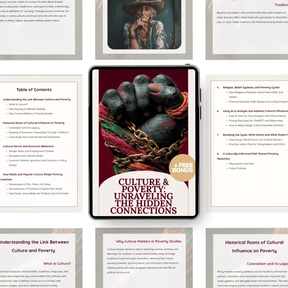 Culture & Poverty: Unraveling the Hidden Connections - An In-Depth eBook on How Culture Influences Poverty