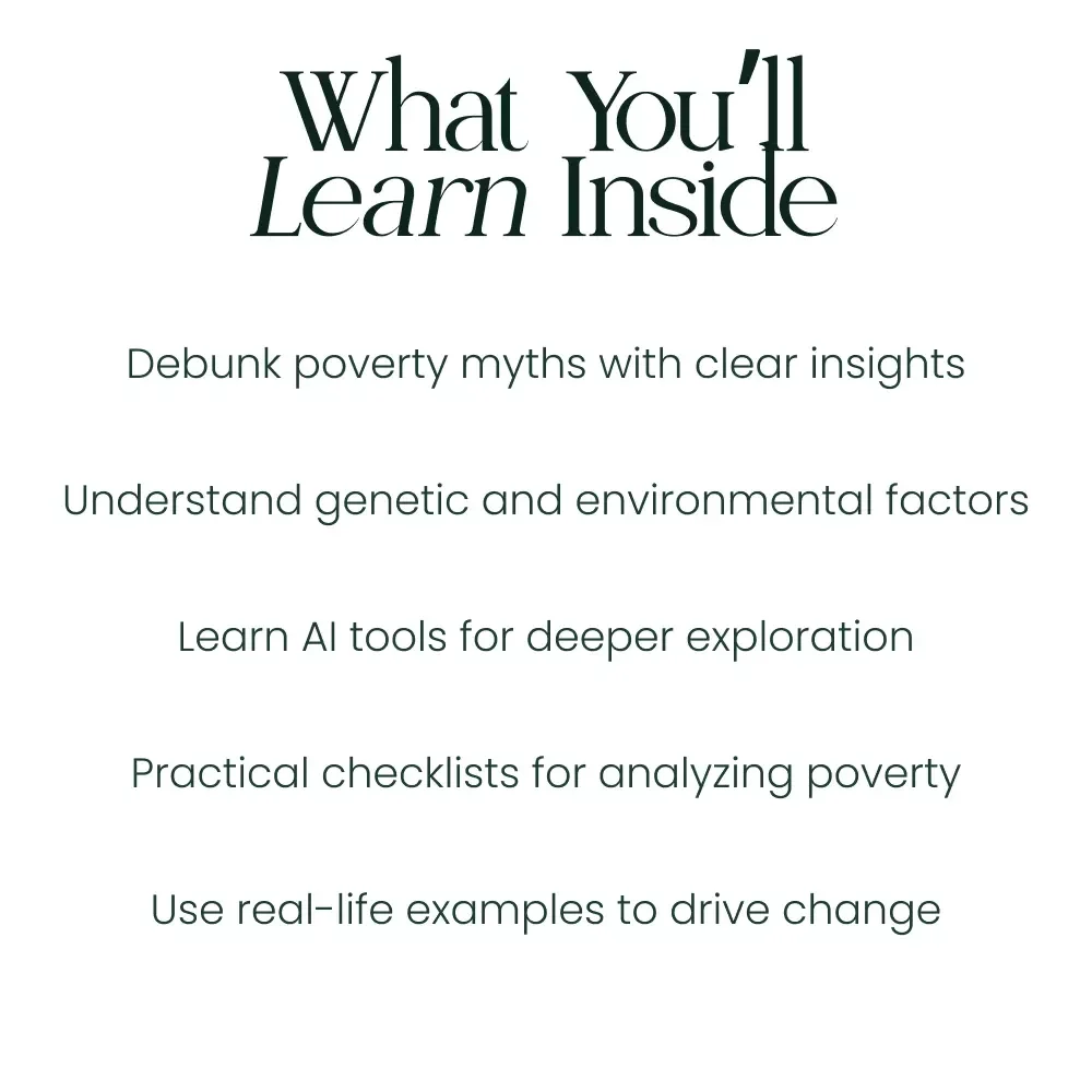 Breaking the Myth: Is Poverty Genetic or Environmental - Discover the Truth About Poverty with This Insightful eBook