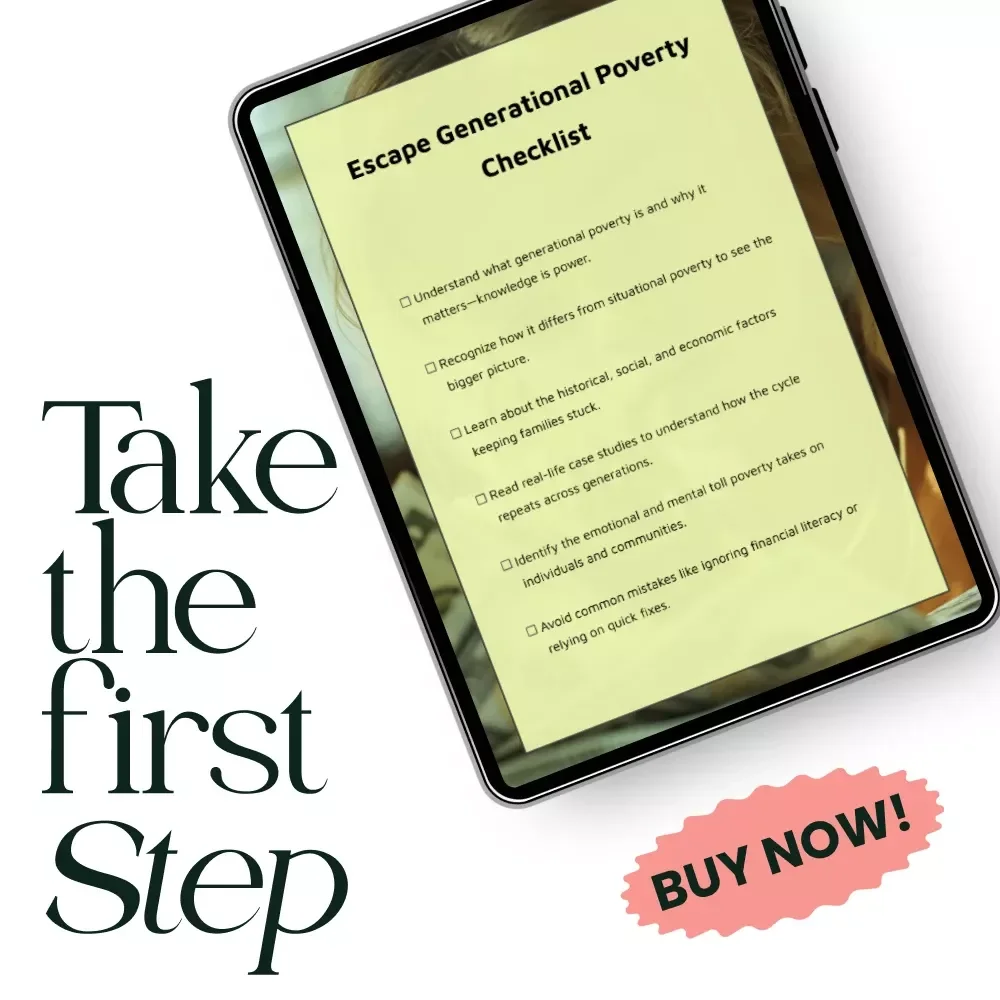 Escape Generational Poverty Checklist - A Practical Guide to Breaking Free from the Cycle of Poverty