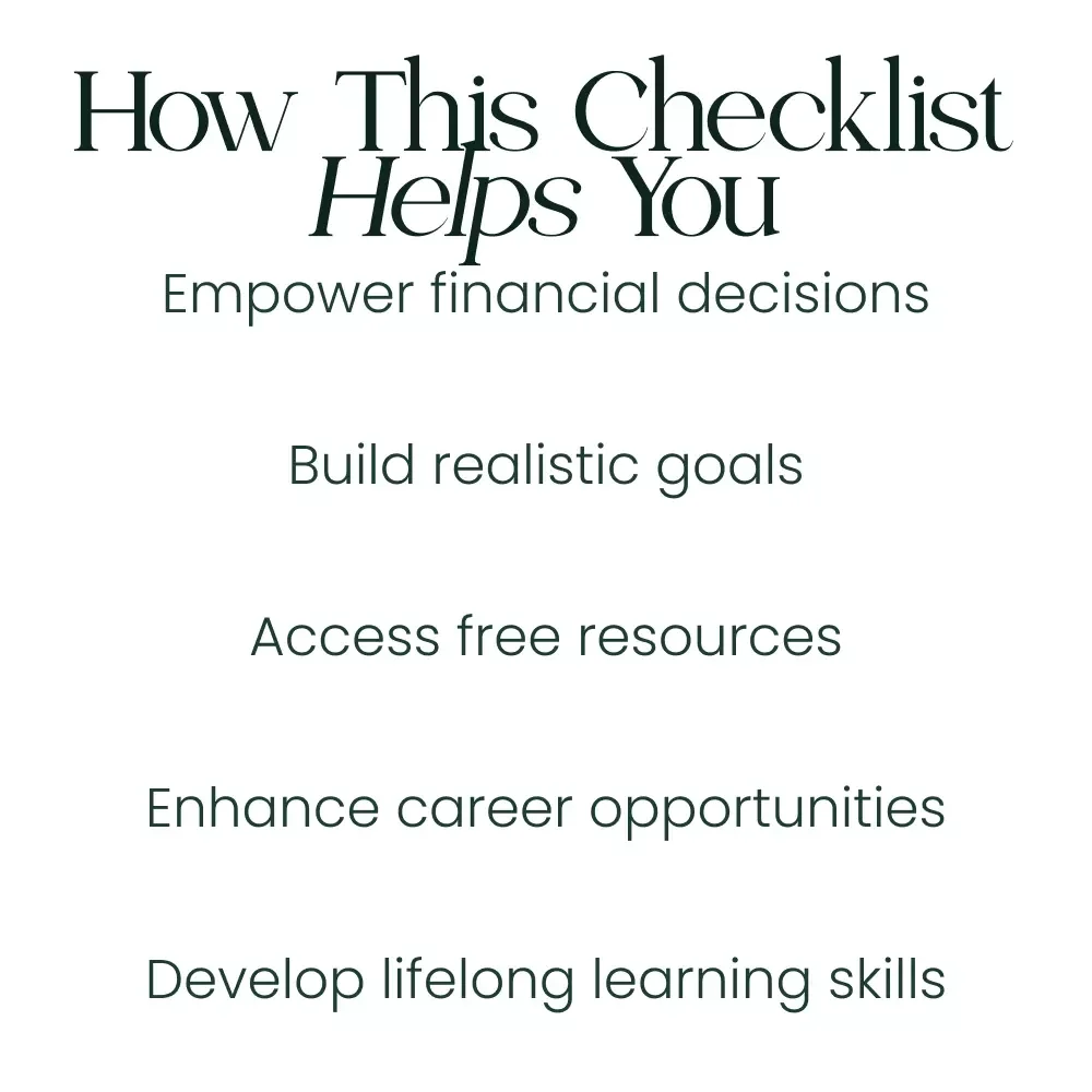 Escape Generational Poverty Checklist - A Practical Guide to Breaking Free from the Cycle of Poverty