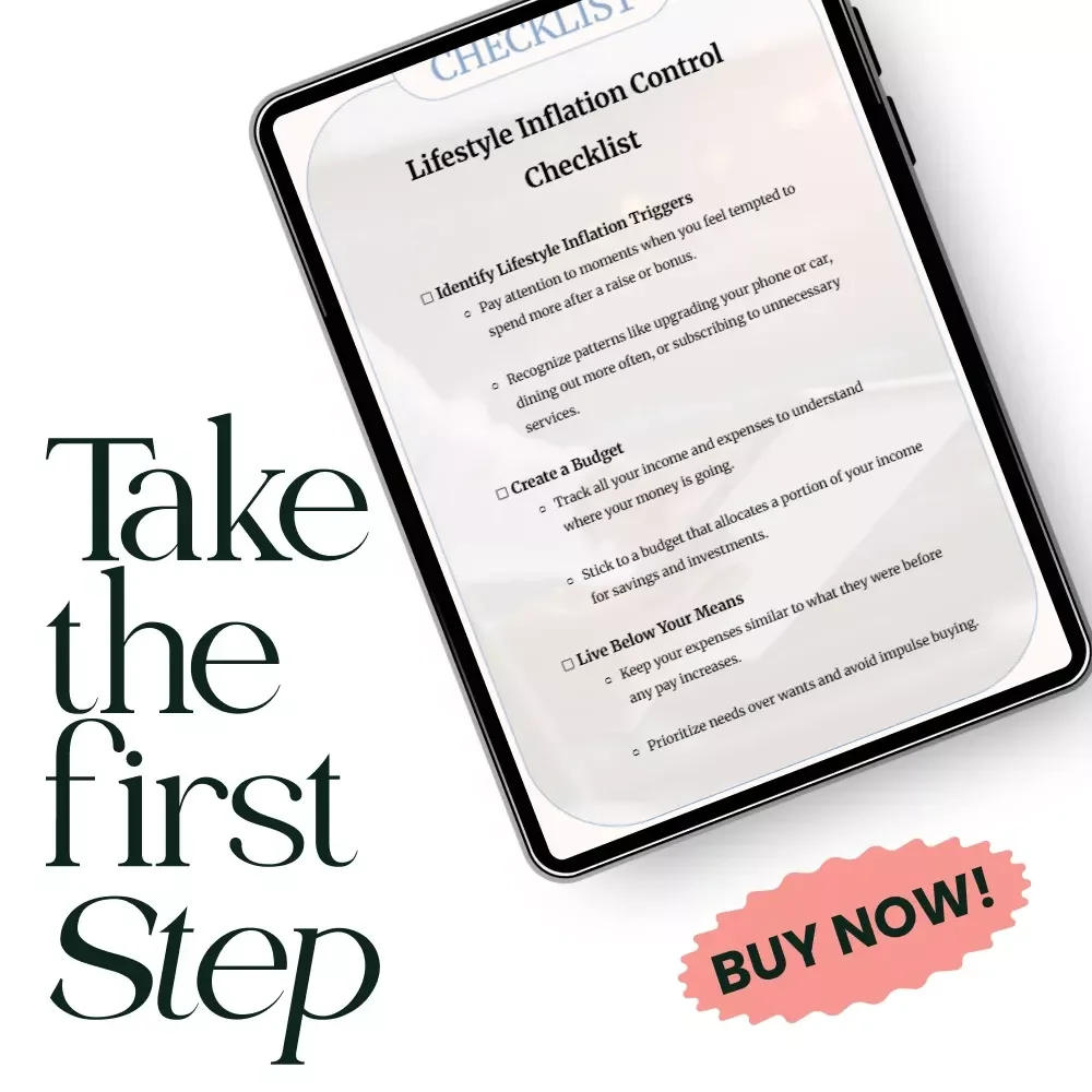 Lifestyle Inflation Control Checklist | Smart Budget Planner to Stop lifestyle inflation, Build Wealth & Master Your Money Habits | Printable Personal Finance Digital Download