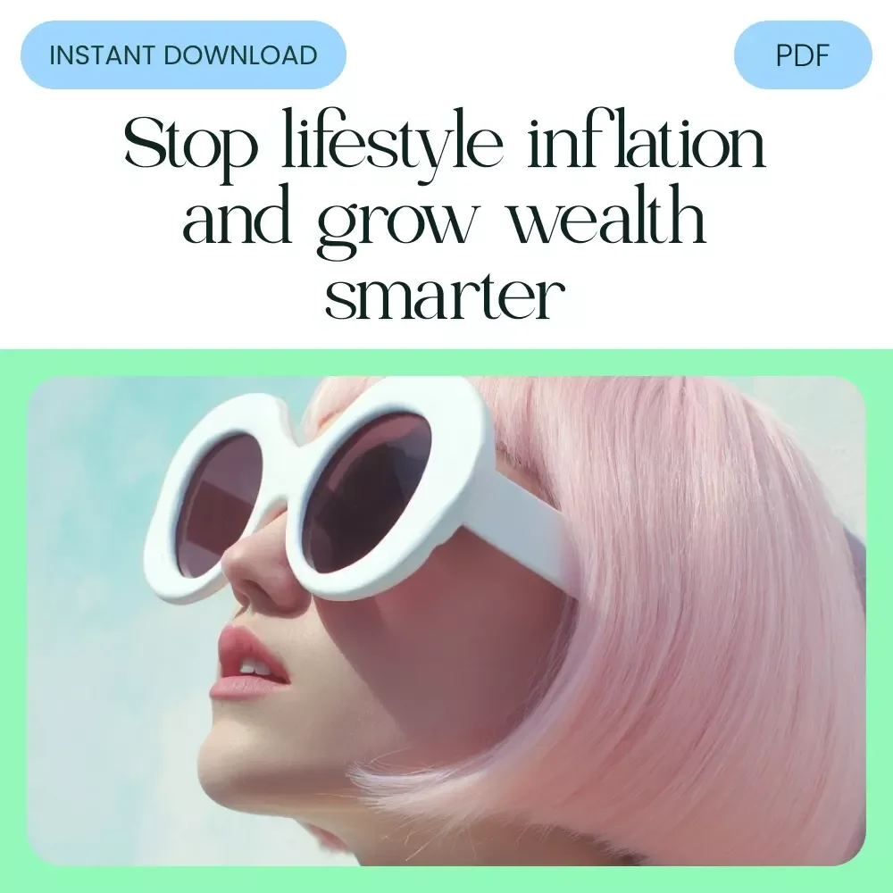 Lifestyle Inflation Control Checklist | Smart Budget Planner to Stop lifestyle inflation, Build Wealth & Master Your Money Habits | Printable Personal Finance Digital Download