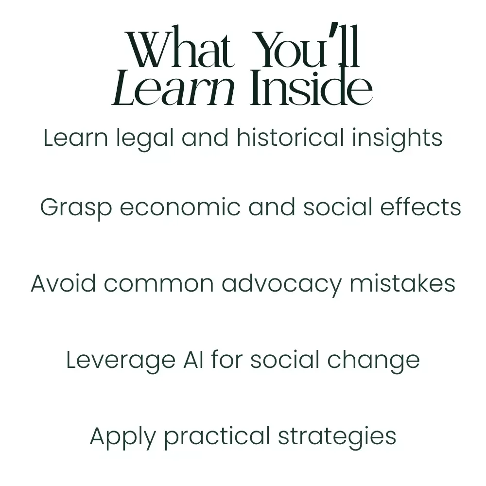 Gender Inequality in Inheritance Guide – Digital Download eBook on Legal, Social, and Economic Perspectives, AI Advocacy Tools, Checklist for Addressing Gender Disparity