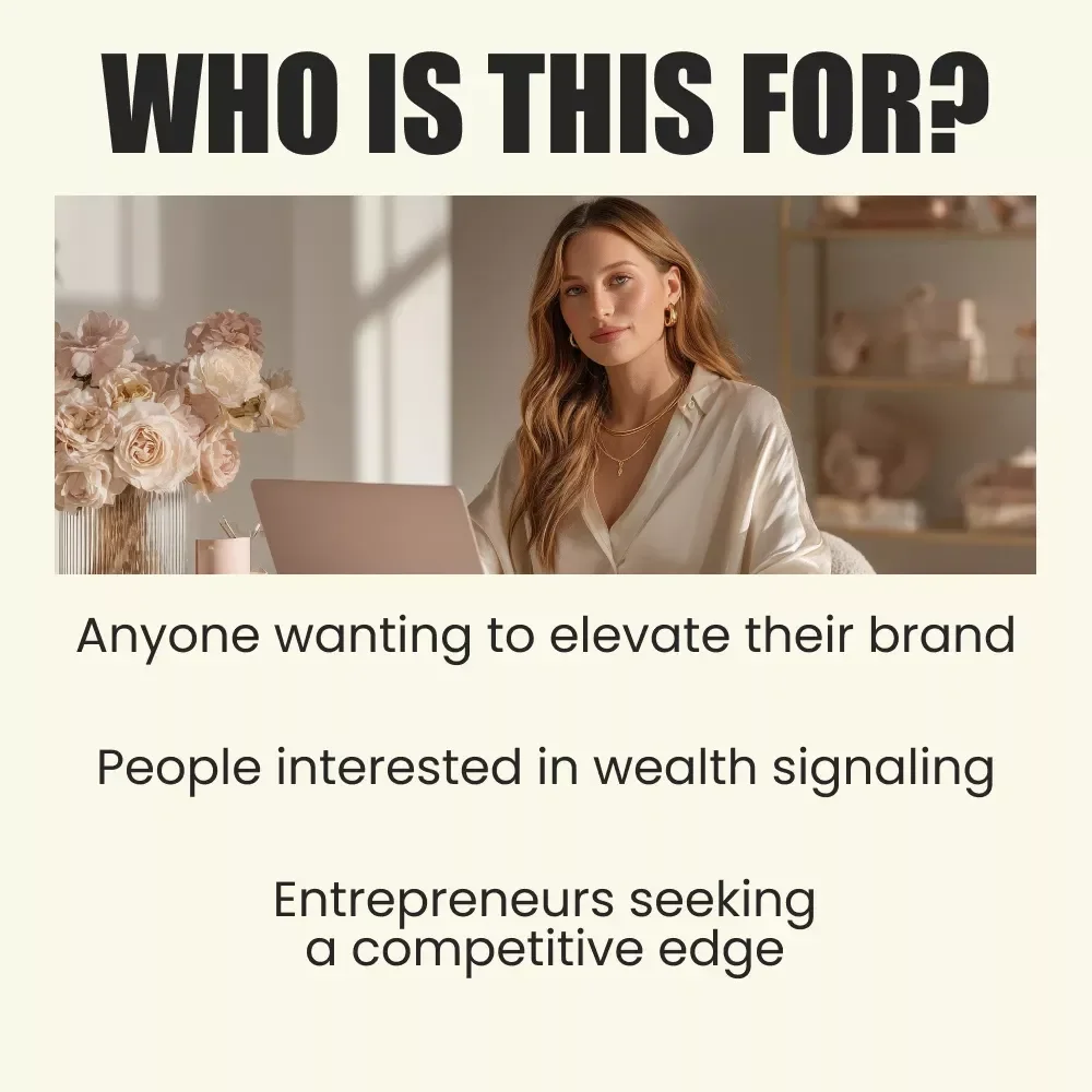The New Language of Success: The Ultimate Guide to Wealth Signaling and Personal Branding