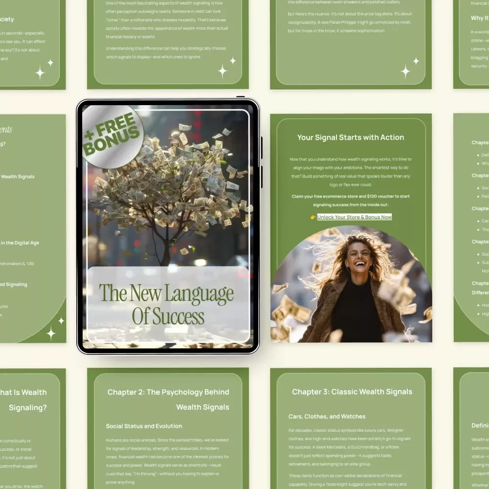 The New Language of Success: The Ultimate Guide to Wealth Signaling and Personal Branding
