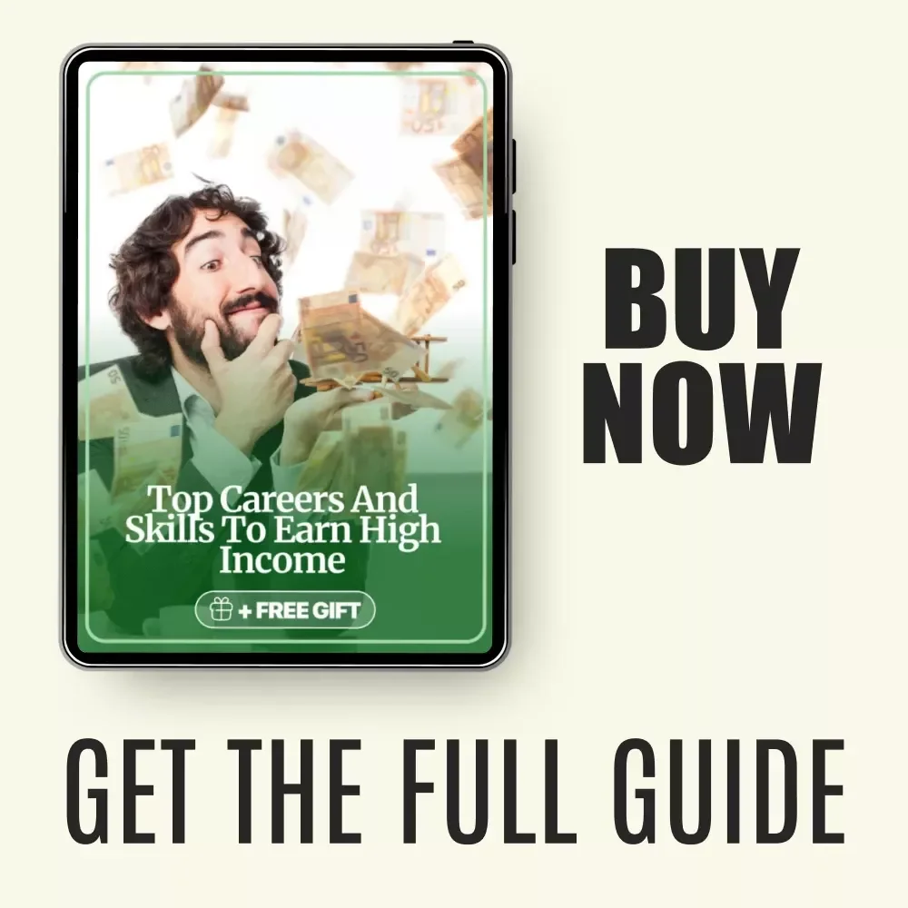 Top Careers and Skills to Earn High Income eBook – High-Income Careers Guide, High-Income Skills Checklist, Digital Download for Career Growth