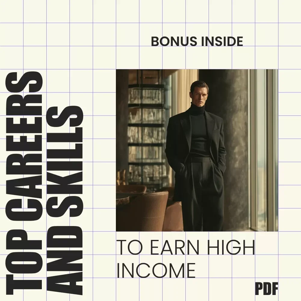 Top Careers and Skills to Earn High Income eBook – High-Income Careers Guide, High-Income Skills Checklist, Digital Download for Career Growth