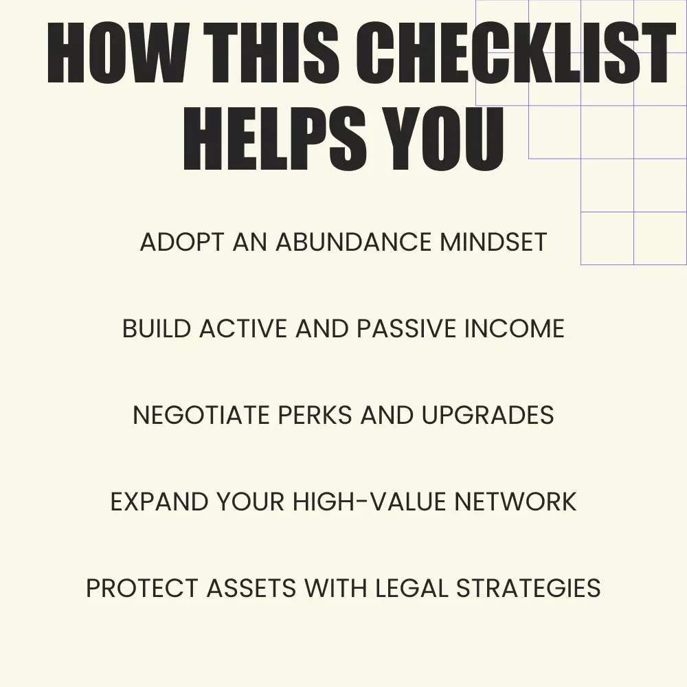 The Wealth Lifestyle Action Checklist: Achieve Your Ideal Life with Proven Strategies