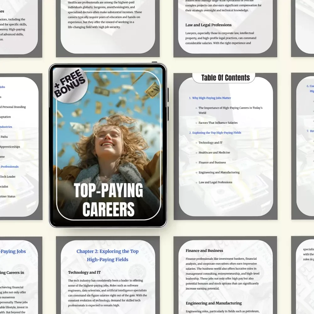 Top-Paying Careers eBook: Your Guide to the Highest Paying Jobs and How to Achieve Them