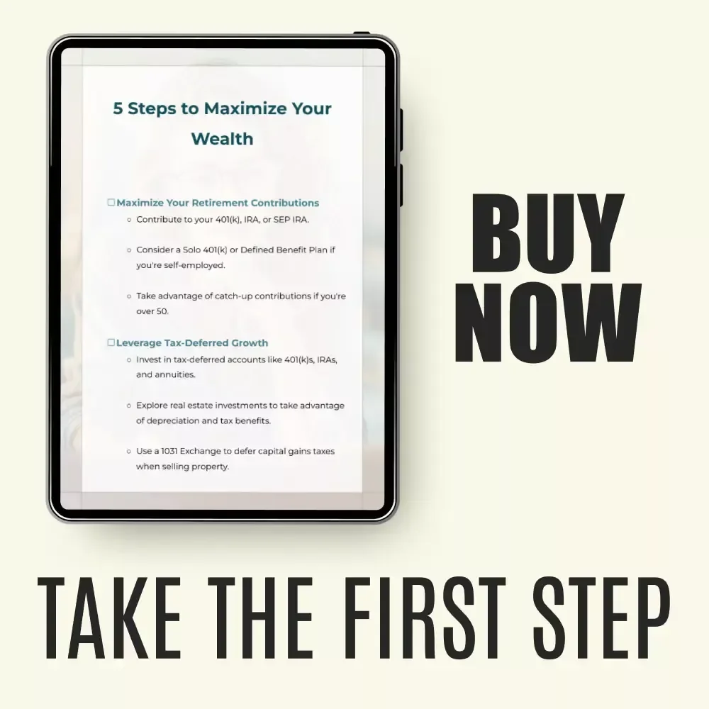 5 Steps to Maximize Your Wealth: A Comprehensive Checklist for High-Income Earners with Tax Strategies