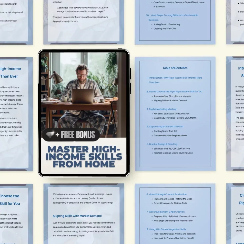 Master High-Income Skills from Home: The Ultimate Guide to High Income Skills to Learn at Home