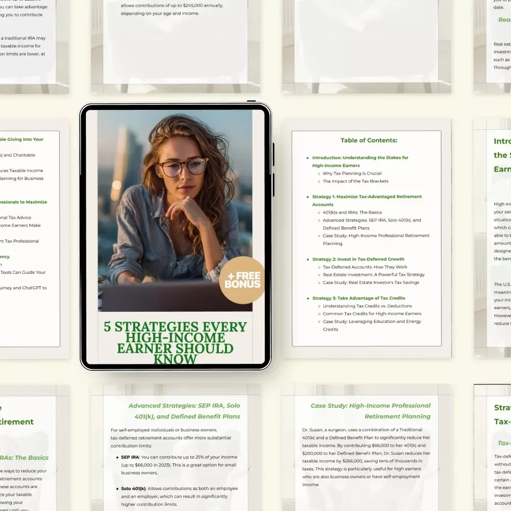 5 Strategies Every High-Income Earner Should Know: Outstanding Tax Strategies for High-Income Earners eBook