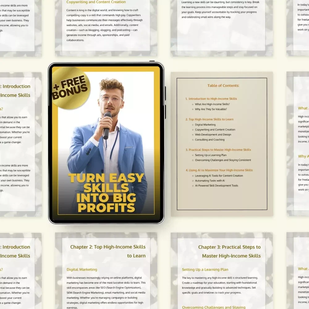 Turn Easy Skills into Big Profits: Master High-Income Skills for Success