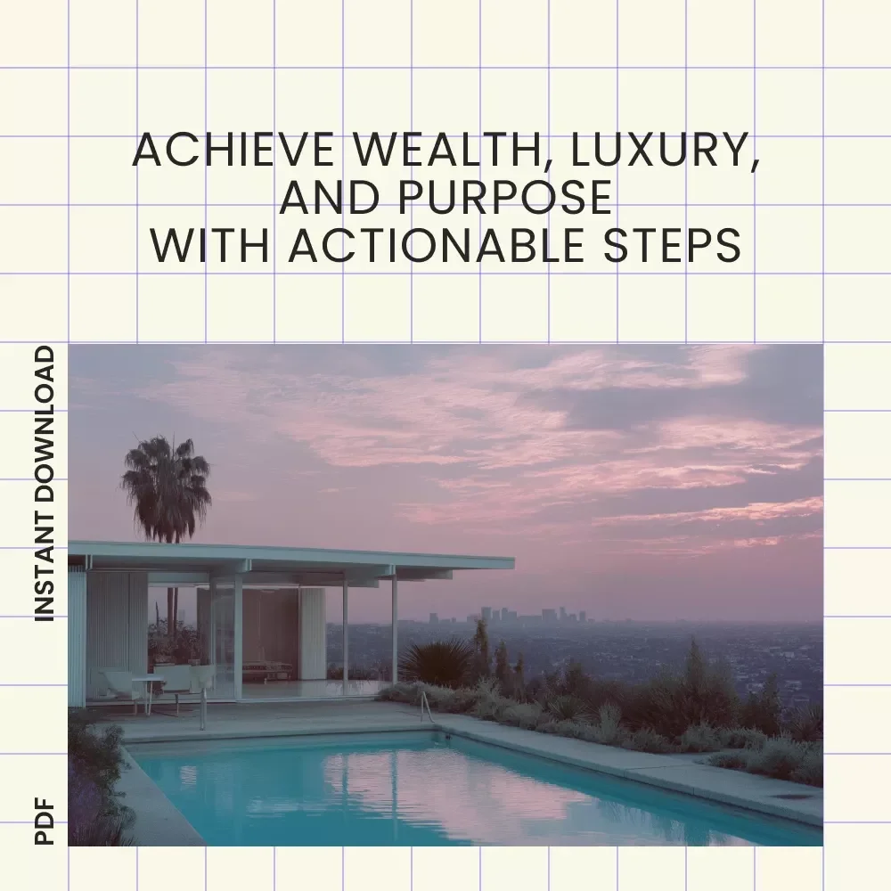 Living a Life of Freedom, Luxury, and Purpose: A Wealthy Lifestyle Guide for Digital Success and Personal Fulfillment