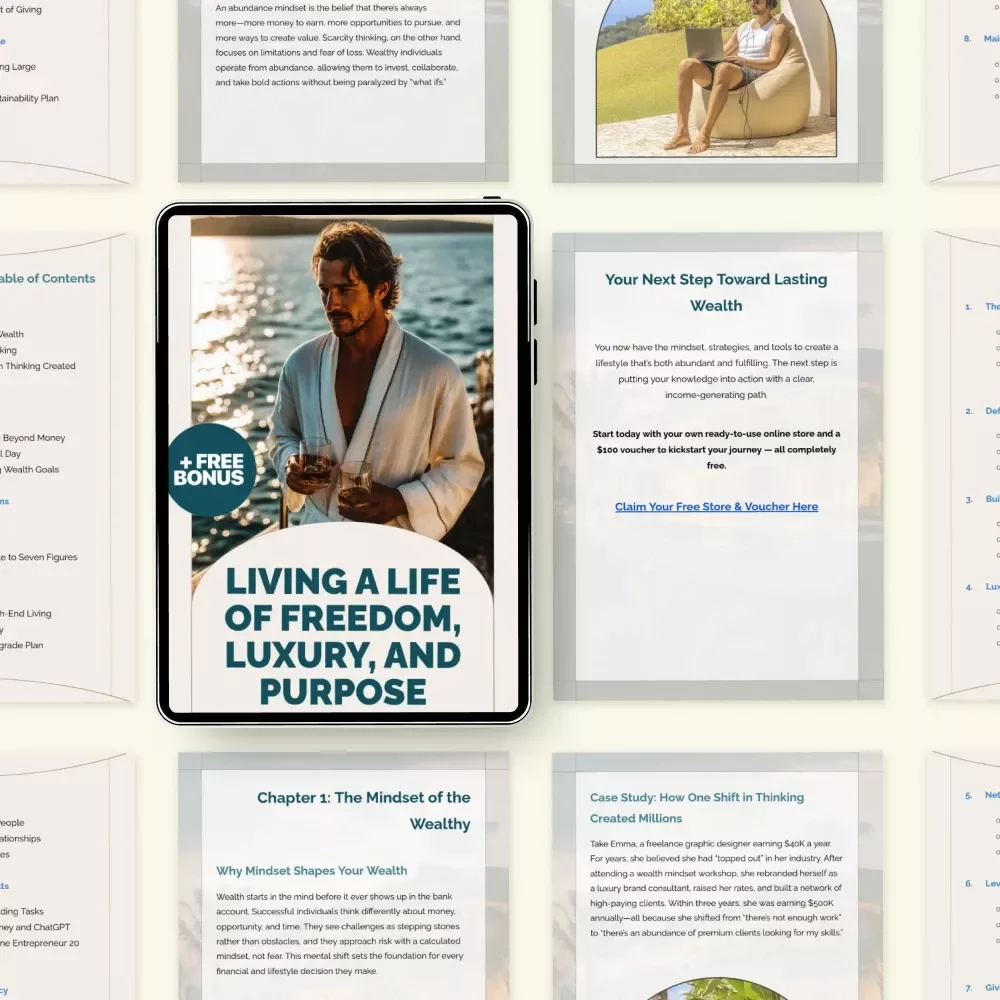 Living a Life of Freedom, Luxury, and Purpose: A Wealthy Lifestyle Guide for Digital Success and Personal Fulfillment
