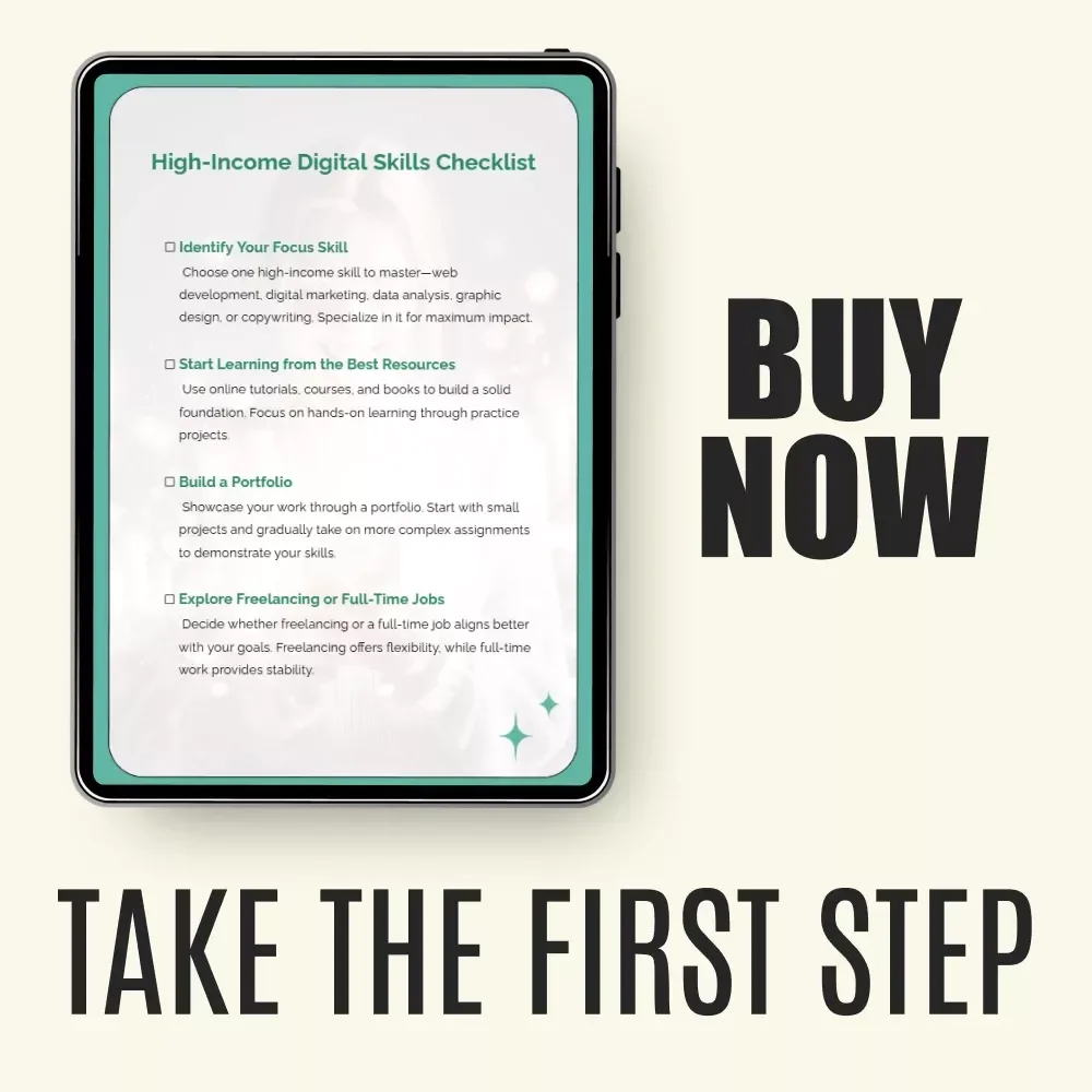 High-Income Digital Skills Checklist - Master Web Development, Digital Marketing, Data Analysis & More