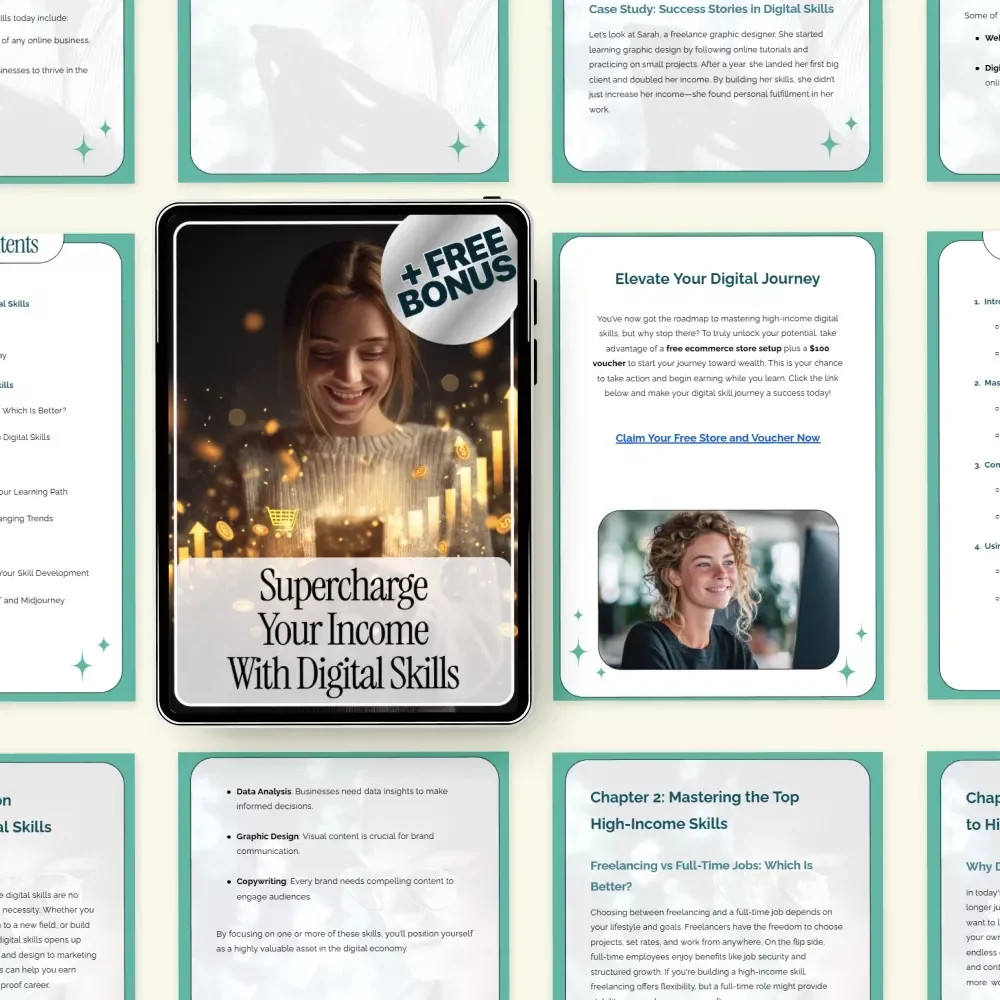Supercharge Your Income with Digital Skills Guide: Unlock High Income Digital Skills and Master Your Future