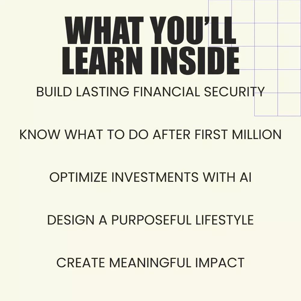 Life After the First Million – How to Grow, Protect, and Enjoy Your Wealth | What to Do After You Make Your First Million eBook Digital Download