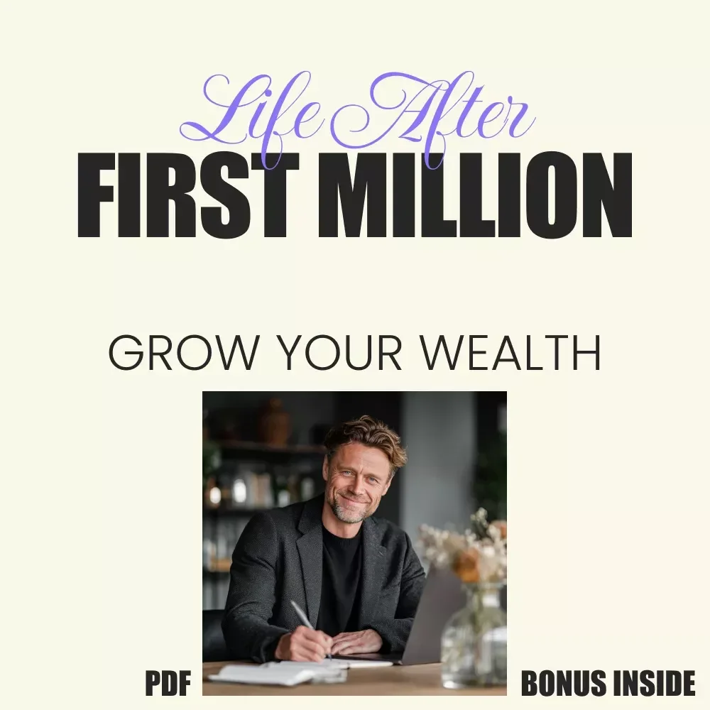 Life After the First Million – How to Grow, Protect, and Enjoy Your Wealth | What to Do After You Make Your First Million eBook Digital Download