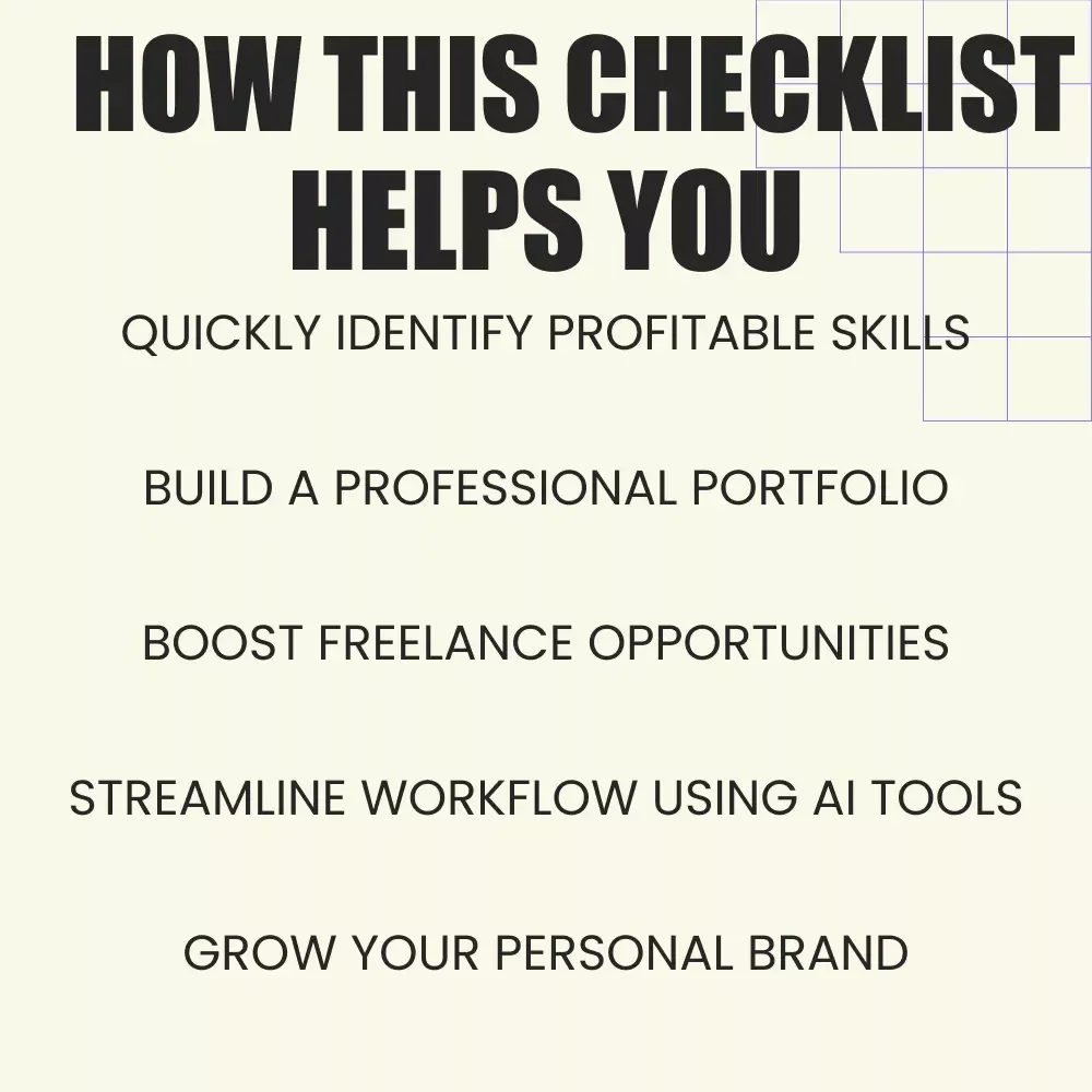 The Ultimate At-Home High-Income Skills Action Checklist | Learn High Income Skills to Learn at Home, Freelance, and Boost Your Career