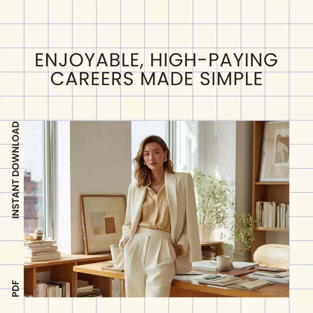 Enjoyable High Paying Careers Guide: Discover Lucrative Jobs You Love | Digital Download