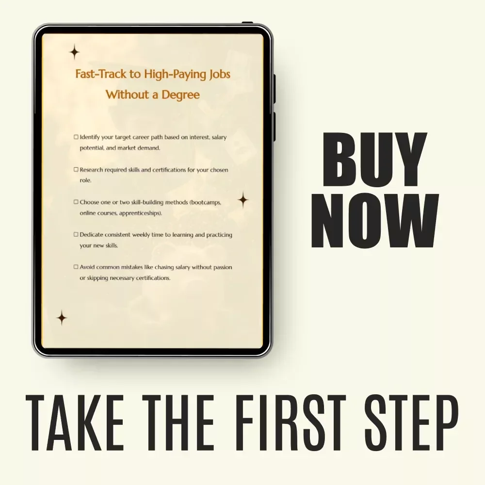 Fast-Track to High-Paying Jobs Without a Degree: Checklist for Highest Paying Jobs Without a Degree