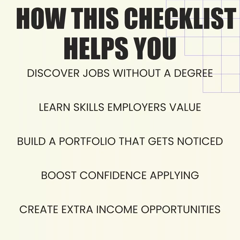 Fast-Track to High-Paying Jobs Without a Degree: Checklist for Highest Paying Jobs Without a Degree