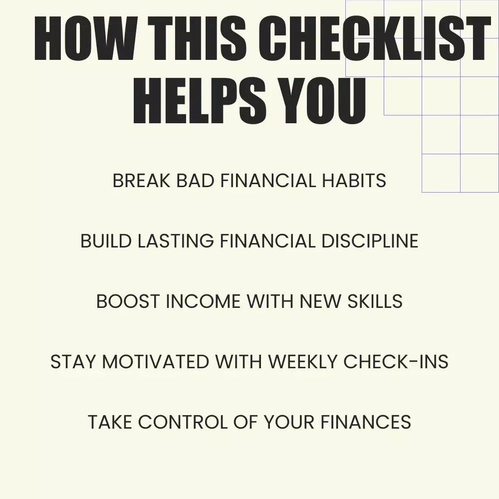 The Rich Habits Action Checklist: Transform Poor Habits Into Wealth-Building Practices
