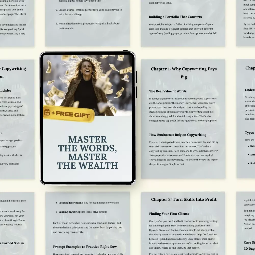 Master the Words, Master the Wealth – Copywriting High Income Skill Guide to Building Profitable Writing Skills & Online Income
