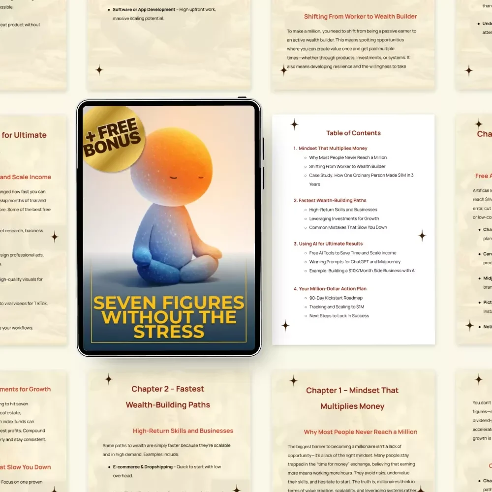 Seven Figures Without the Stress: The Easiest Way to Make a Million Dollars