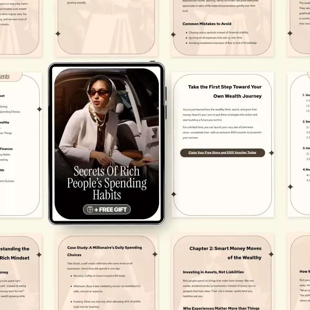 Secrets of Rich People’s Spending Habits: A Guide to Wealthy Mindsets, Smart Money Moves & Using AI to Build Your Financial Future