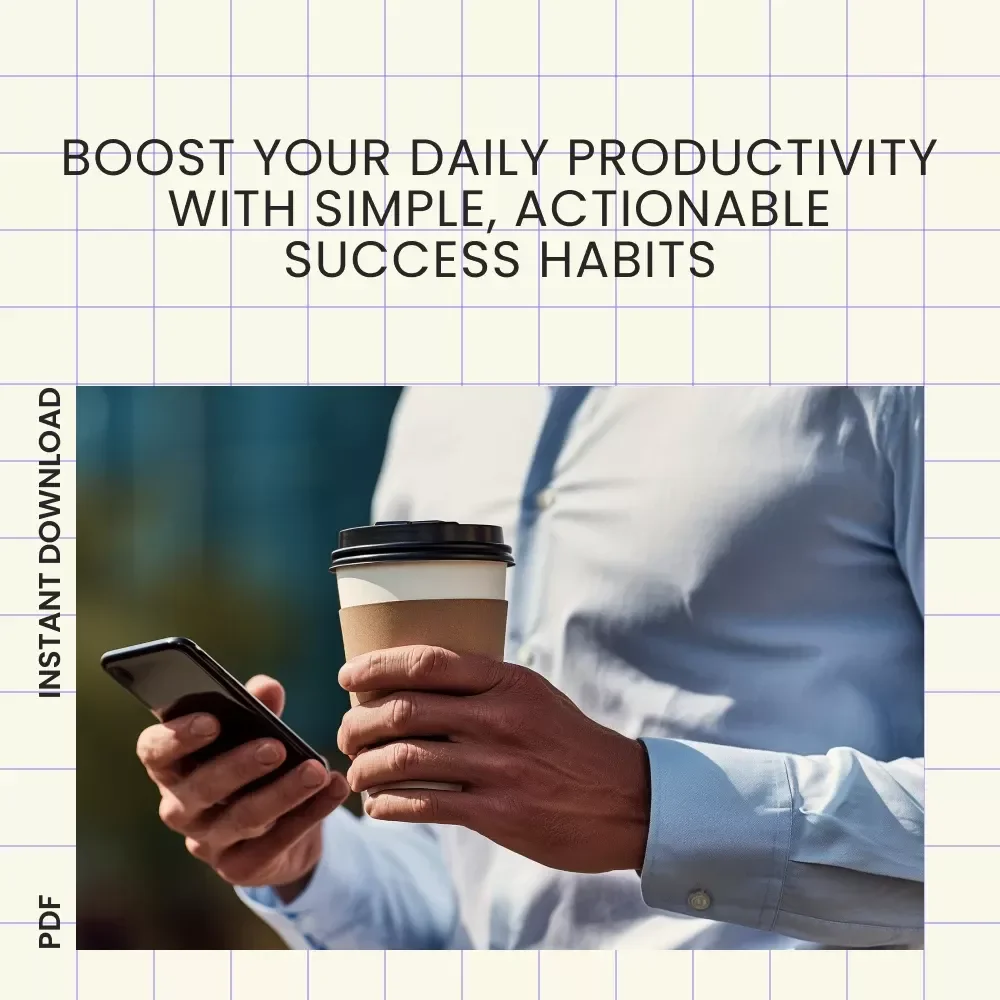 Daily Success Habits Action Checklist: Boost Your Productivity and Focus Every Day