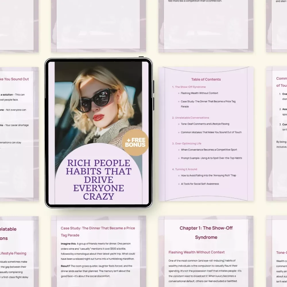 Rich People Habits That Drive Everyone Crazy: A Digital Guide to Understanding Wealth Habits and How to Navigate Them