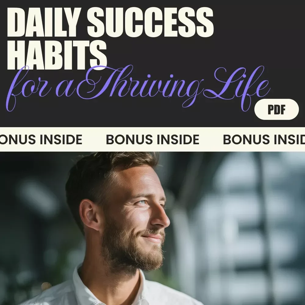 Daily Success Habits for a Thriving Life Guide - Transform Your Mornings, Boost Productivity, and Achieve Long-Term Wellness