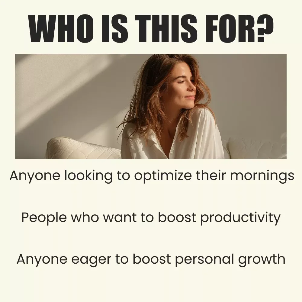 The Wealthy Morning Power Checklist - Your Step-by-Step Guide to Productive, Energized Mornings