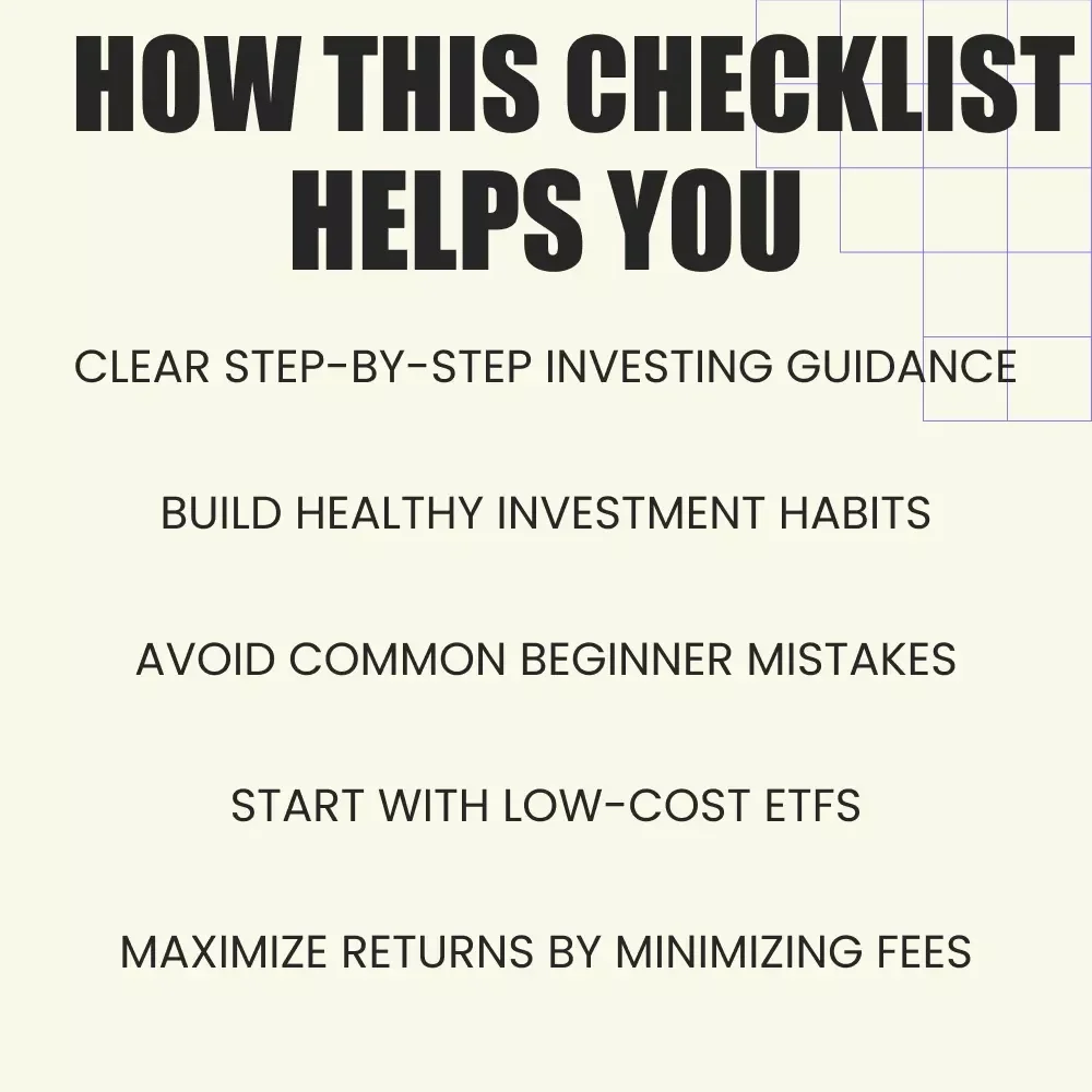 Beginner’s Investing Blueprint: A Simple Checklist for Learning How to Invest for Beginners