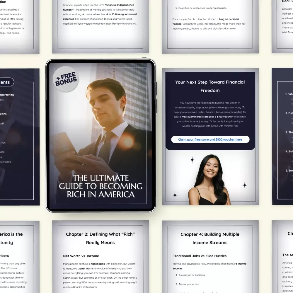 The Ultimate Guide to Becoming Rich in America: Your Step-by-Step Path to Financial Success