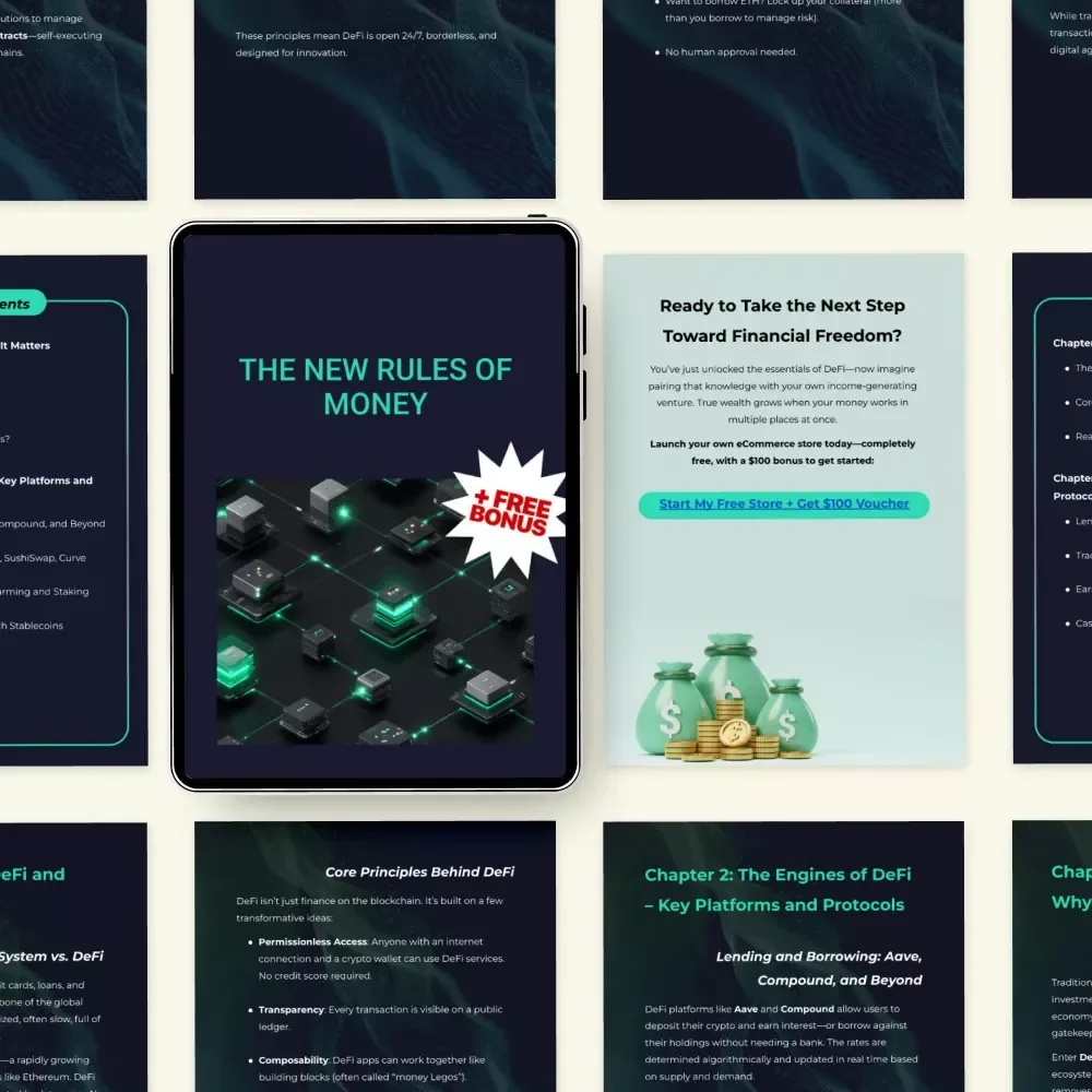 The New Rules of Money – A Beginner-Friendly Guide to Decentralized Finance (DeFi) Platforms, Passive Income, and Smart Crypto Investing