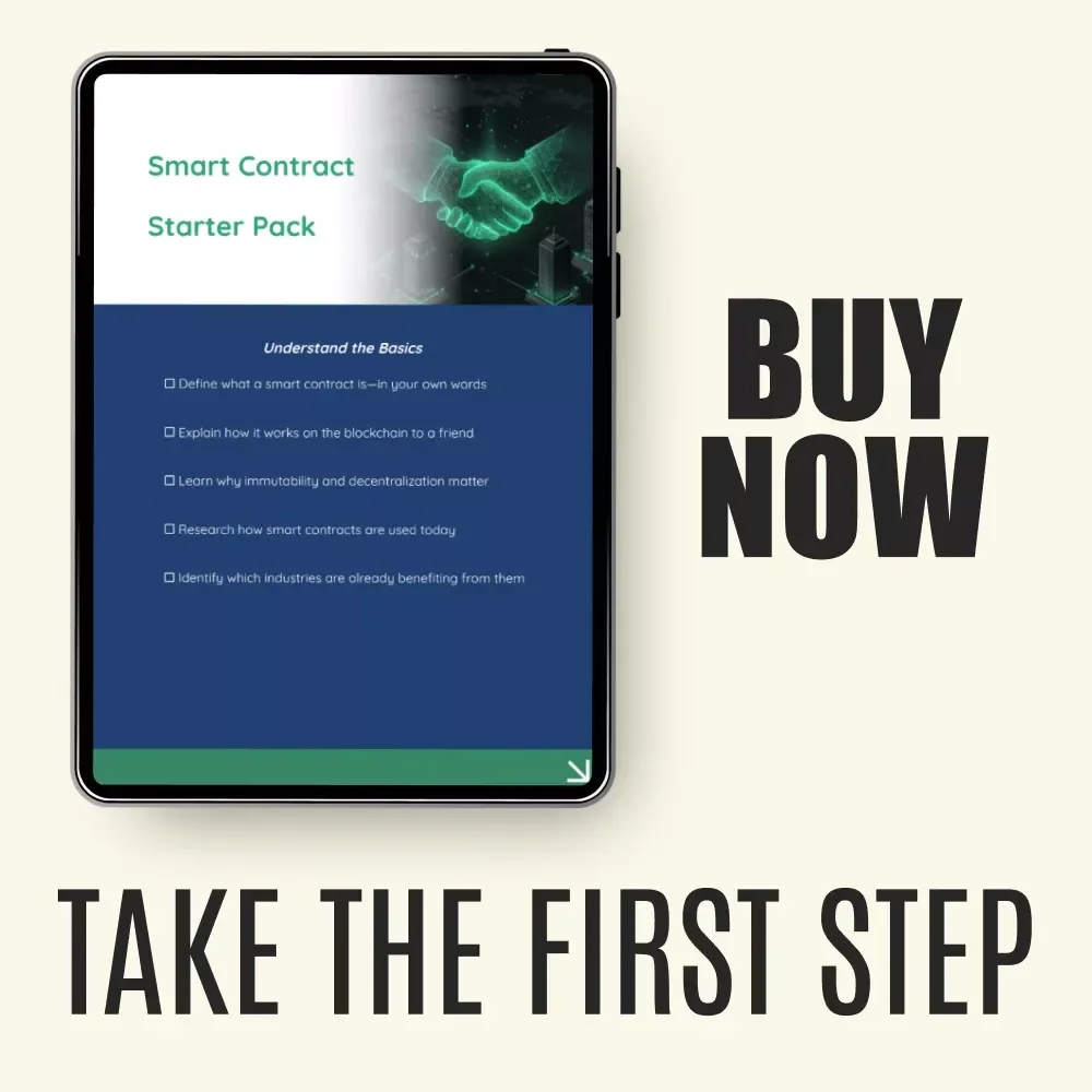 Smart Contract Starter Pack – Smart contracts explained Checklist for Blockchain Beginners, Web3 Builders & Solidity Learners