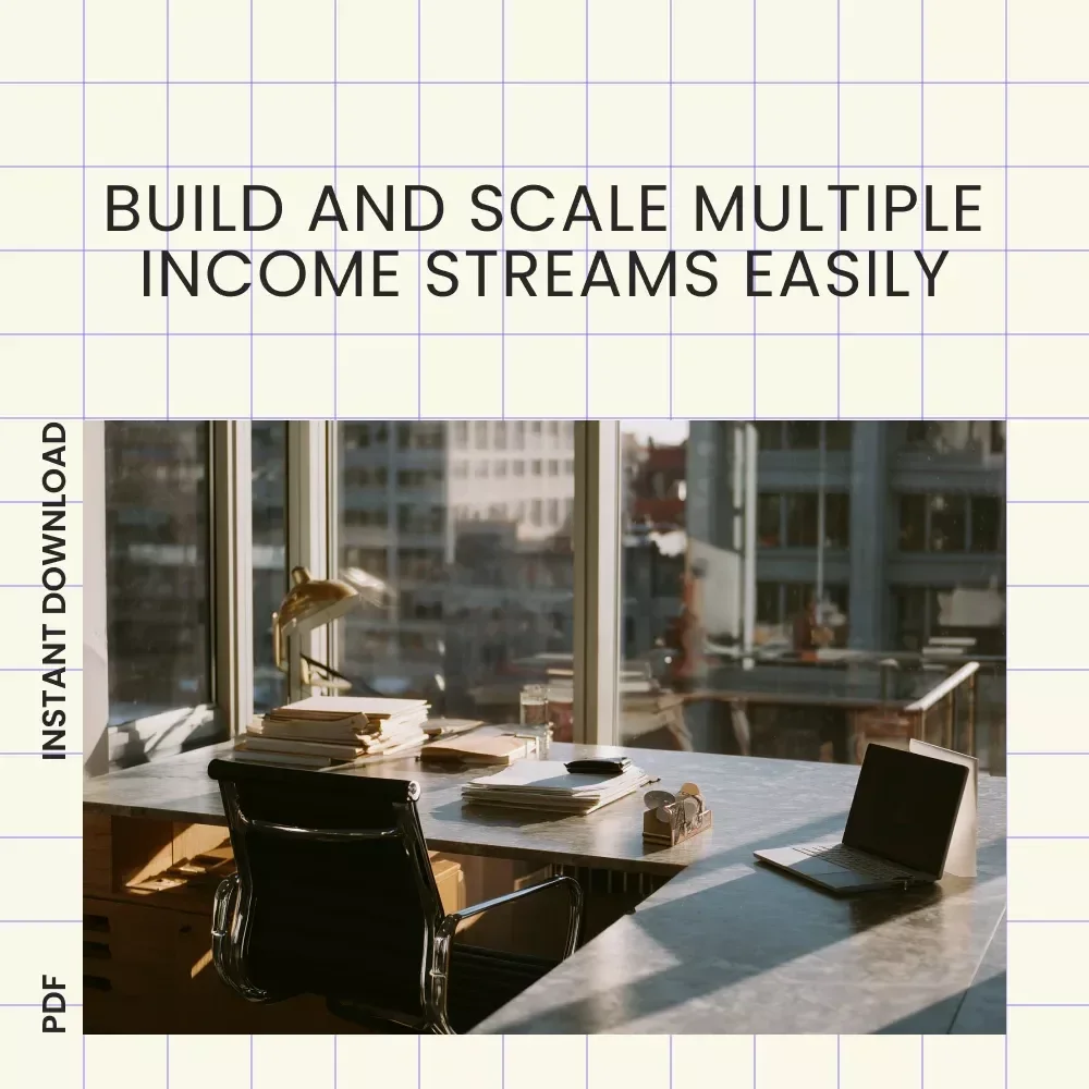 The Income Stream Dream Team Checklist – Scaling Multiple Income Streams Wealth Builder, Passive Income Planner, Digital Business Growth System
