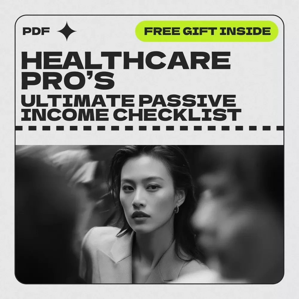 Your Healthcare Pro’s Ultimate Passive Income Checklist | Passive income for healthcare professionals Digital Download | Financial Freedom Planner for Nurses, Doctors & Medical Providers