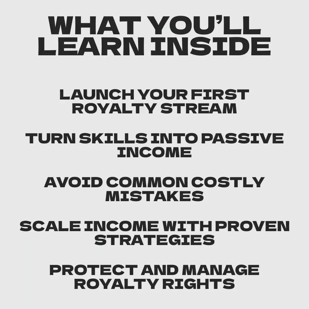Royalty Riches Without Borders: The Ultimate Guide to Location-Independent Royalty Streams for Passive Income & Digital Freedom