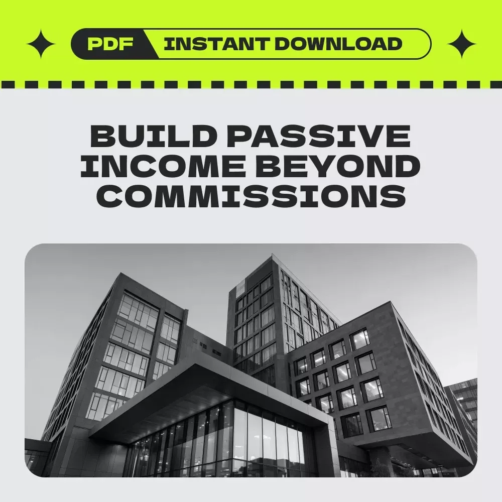Smart Income Ideas for Real Estate Agents – Passive Income Streams for Real Estate Agents Guide, Digital Download eBook for Realtors & Brokers