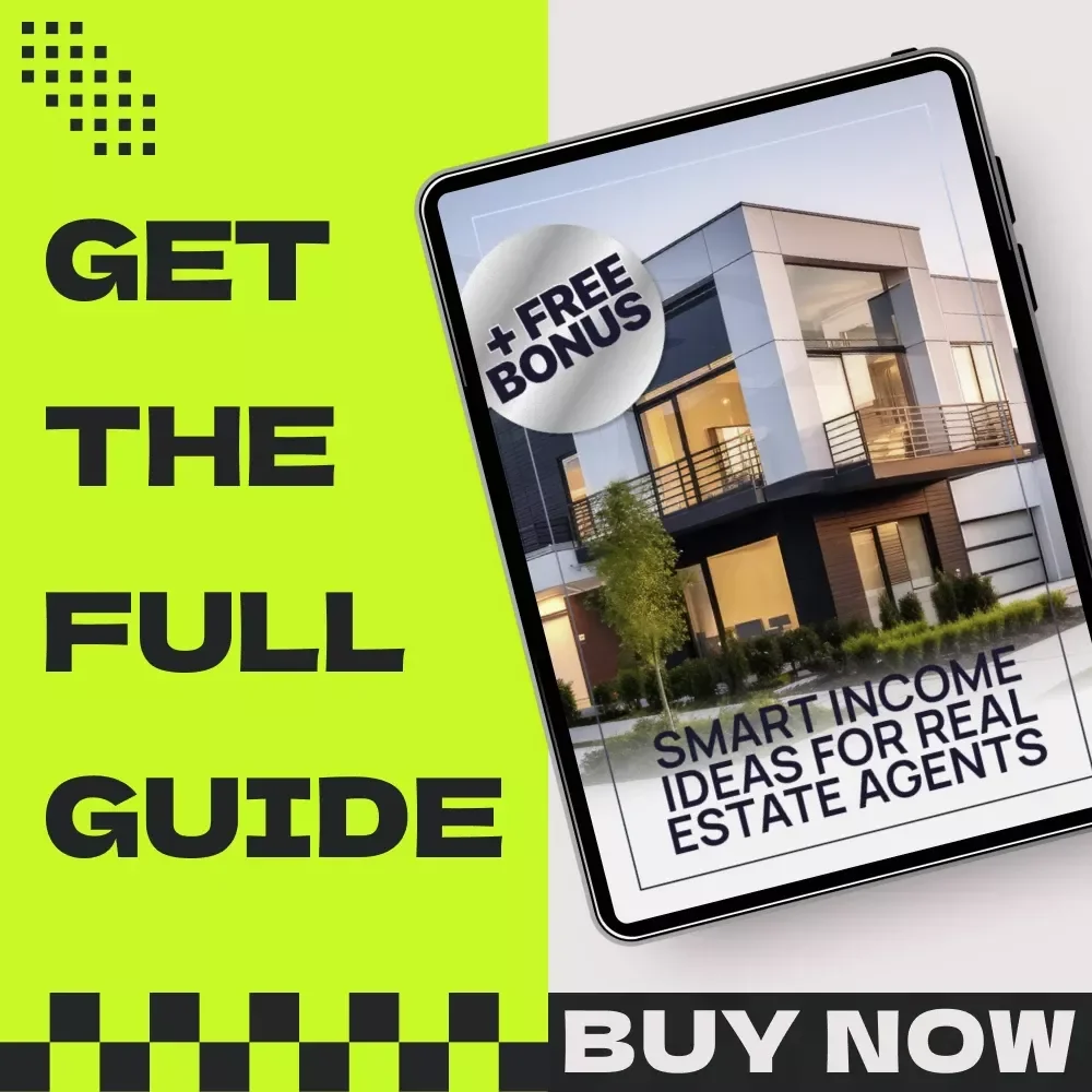 Smart Income Ideas for Real Estate Agents – Passive Income Streams for Real Estate Agents Guide, Digital Download eBook for Realtors & Brokers