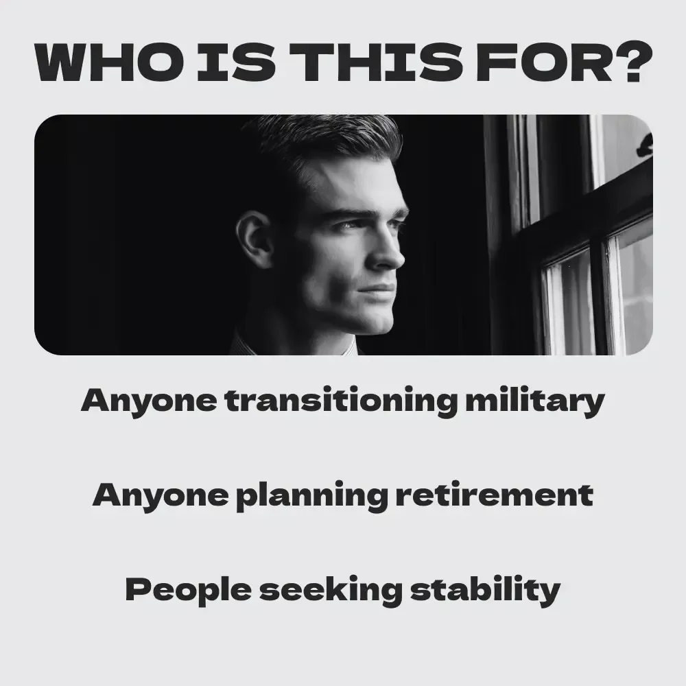Financial Freedom After Service – Passive Income for Retired Military Personnel Guide | Veteran Wealth Building Digital Download