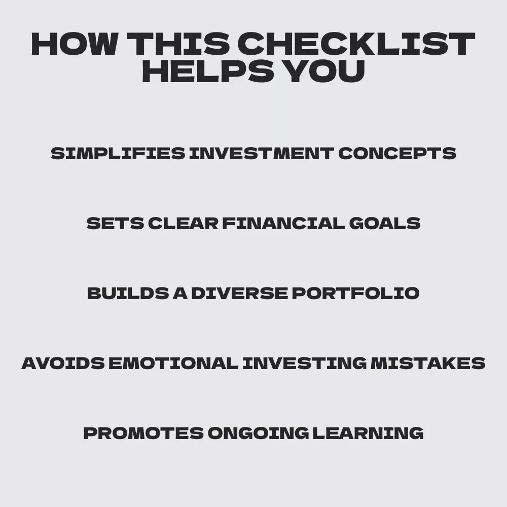 The Beginner Investor’s Action Checklist: How to Learn Investing with Confidence and Start Building Wealth