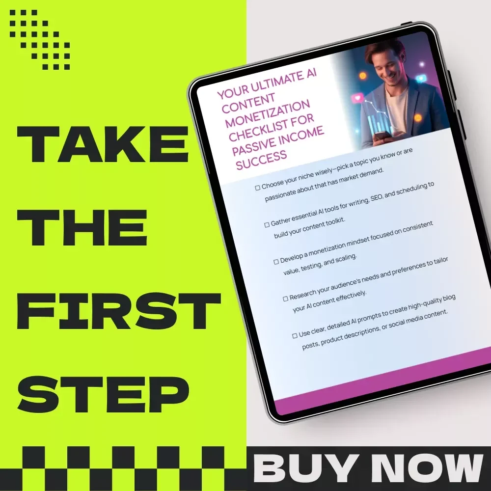 Your Ultimate AI Content Monetization Checklist for Passive Income Success – AI content monetization for passive income Digital Download Guide for Creators & Entrepreneurs